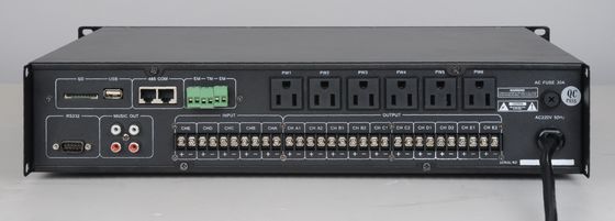 contrôleur public intelligent de système d'adresses de 10 zones de haut-parleur d'annonce publique avec le Mp3