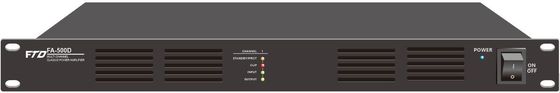 Taille publique de l'amplificateur de puissance du simple canal 500W de système d'adresses de la classe D 1U