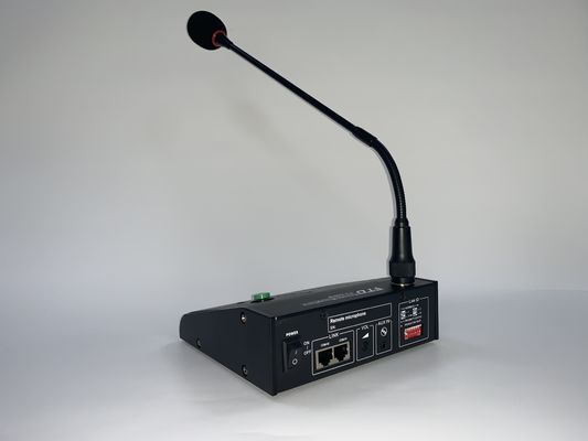 Microphone de zone de l'extérieur 6 d'amplificateur de système de PA de RS485 600m jusqu'à 8 unités