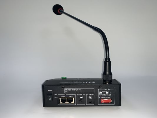 Microphone de zone de l'extérieur 6 d'amplificateur de système de PA de RS485 600m jusqu'à 8 unités