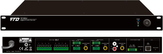 1U protocole audio d'ICMP de l'adaptateur AC230V IGMP arp de réseau d'IP de zone de la taille 8
