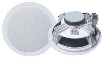 1.5W 3W 6W 8 système audio de l'école 70V de haut-parleurs de plafond de pouce