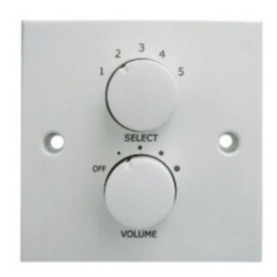 Le mur de contrôle du volume de haut-parleur de PA de FTD ROHS commutent l'ABS protégé UV