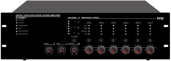 Classe 500W - amplificateur intégrée de Voice Alarm System de contrôleur d'Evac de zone de D