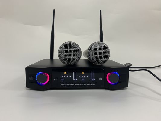 professionnel sans fil de système de microphone de fréquence ultra-haute de 70 unités avec le haut-parleur de Bluetooth