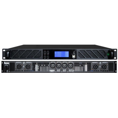 Classe professionnelle - amplificateur stéréo de D, 4×600W à la classe-d DSP de 8Ω 1U