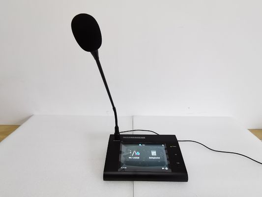 Microphone de pagination à distance d'écran tactile de système sans fil de col de cygne d'évacuation de voix de capacité de 120 zones
