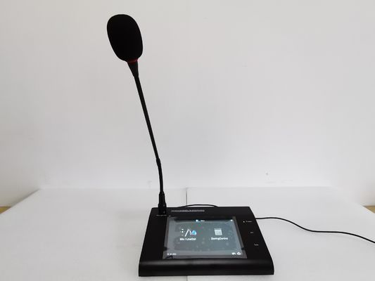 Microphone de pagination à distance d'écran tactile de système sans fil de col de cygne d'évacuation de voix de capacité de 120 zones