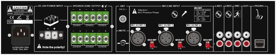 amplificateur audio de mélangeur international riche de zone pour l'usage civil