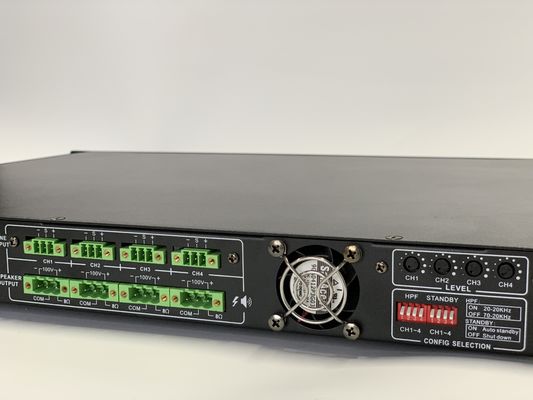 Amplificateur de quatre canaux de la classe D du panneau 120W d'amplificateur de la classe D