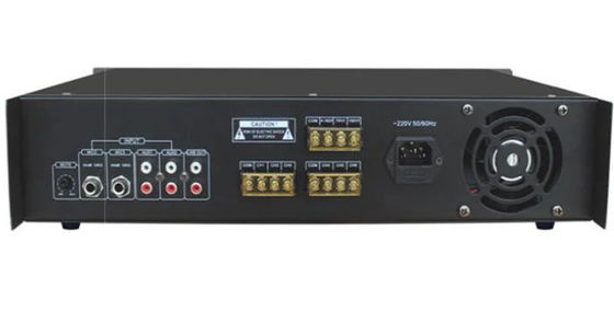 Audio d'amplificateur de la zone 500w de l'amplificateur 6 de mélangeur avec l'ensemble complet de système d'adresses public de MP3 et de FM