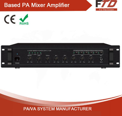 amplificateur audio de système de PA d'amplificateur de la zone 3500w de l'économie 6 d'amplificateur de mélangeur de puissance