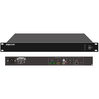 Système de radiodiffusion audio d'IP avec la qualité de niveau de CD et le taux d'échantillonnage 8K~48K stéréo de 16 bits