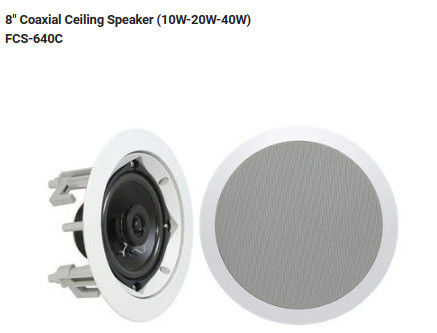 haut-parleur d'annonce publique 8&quot; haut-parleur coaxial de plafond (10W-20W-40W)