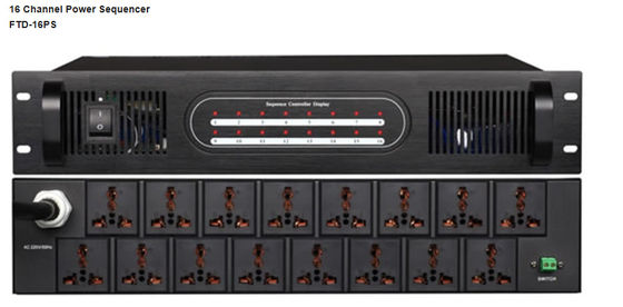 Système d'adresses public 30w de compteur séquentiel de puissance des 16 Manche