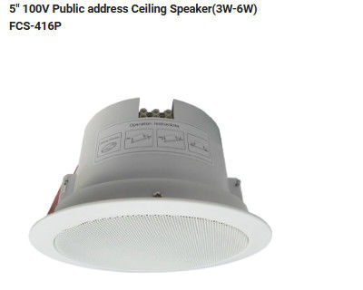 5&quot; haut-parleur de plafond de l'annonce publique 100V (3W-6W)   radio de bluetooth de haut-parleur de plafond