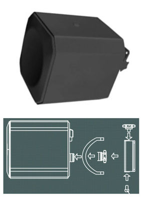 5&quot; haut-parleur extérieur de bâti de mur AVEC SOEAKER PLAT MINCE POUR OUTDOOR/INDOOR