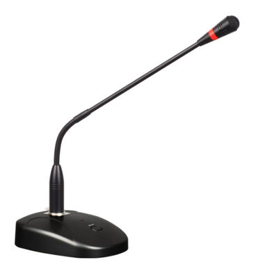 Microphone de table de condensateur de microphone de câble par col de cygne avec DC9V